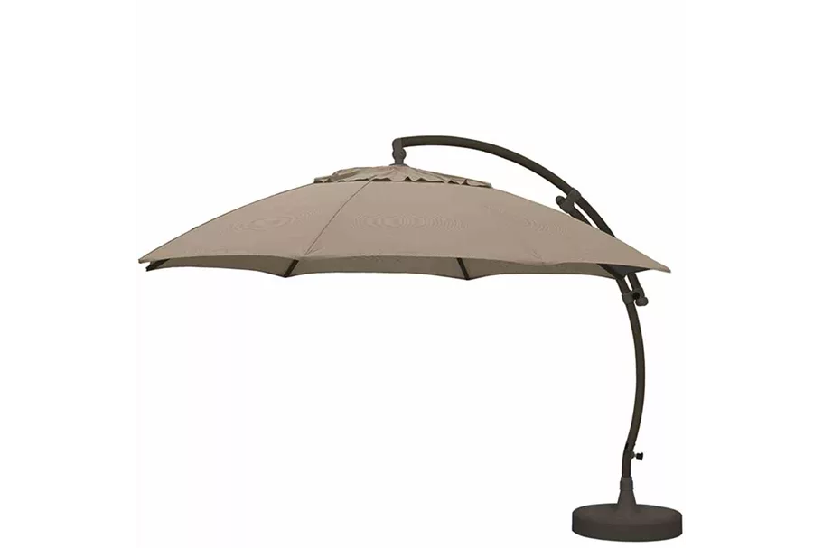 Sun Garden Ampelschirm Easy Sun Ø 375 cm 190 g/m² taupe 910367