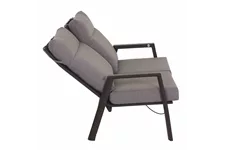 Siena Garden Valencia Loungebank Aluminium/Rantox-Gewebe J04049