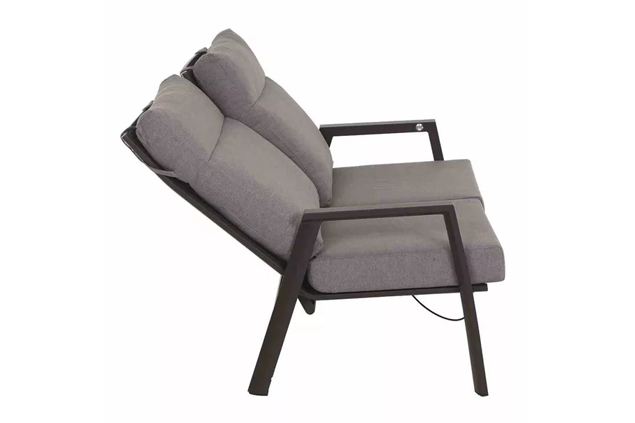 Siena Garden Valencia Loungebank Aluminium/Rantox-Gewebe J04049