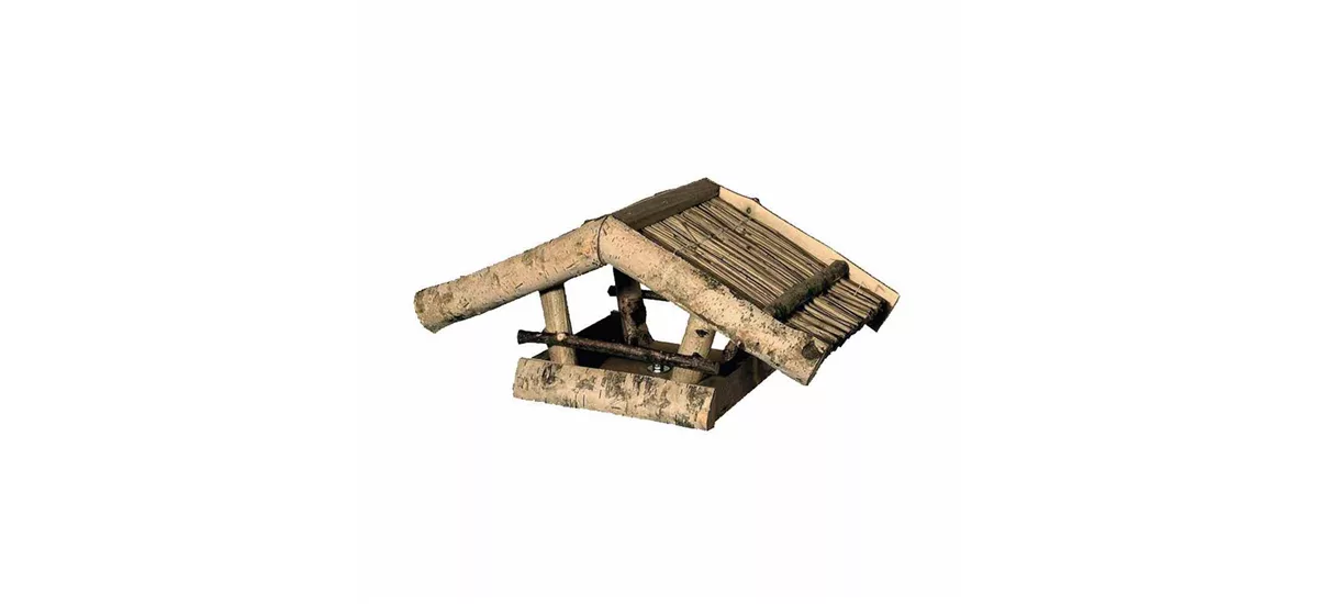 Vogel-Futterhaus offen 39x24x19cm Birke 491368