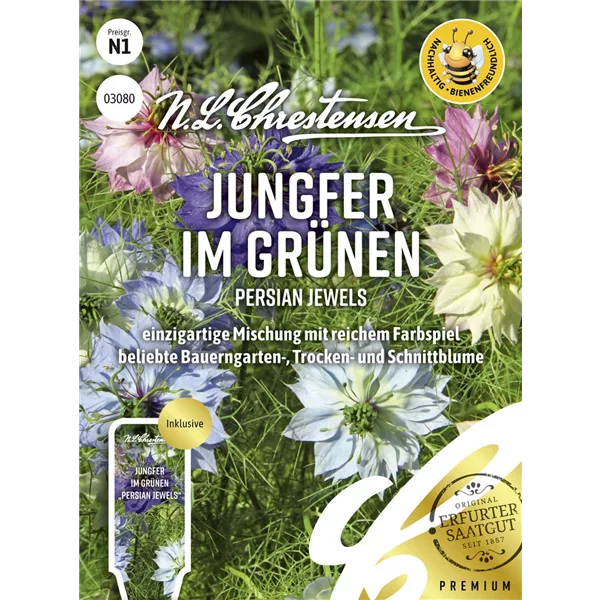 Jungfer im Grünen-Samen 'Persian Jewels'