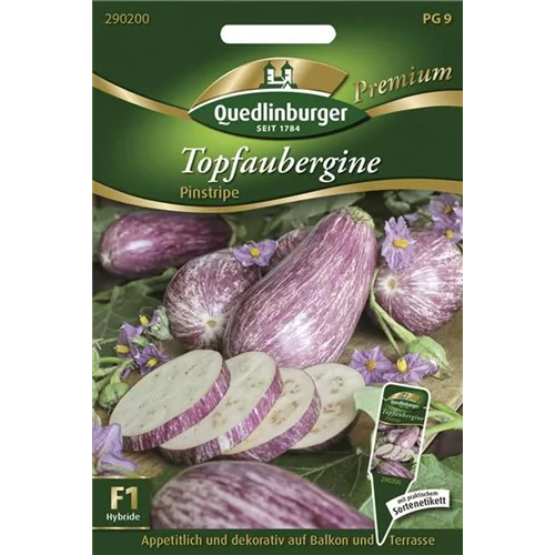 Auberginensamen 'Pinstripe F1'