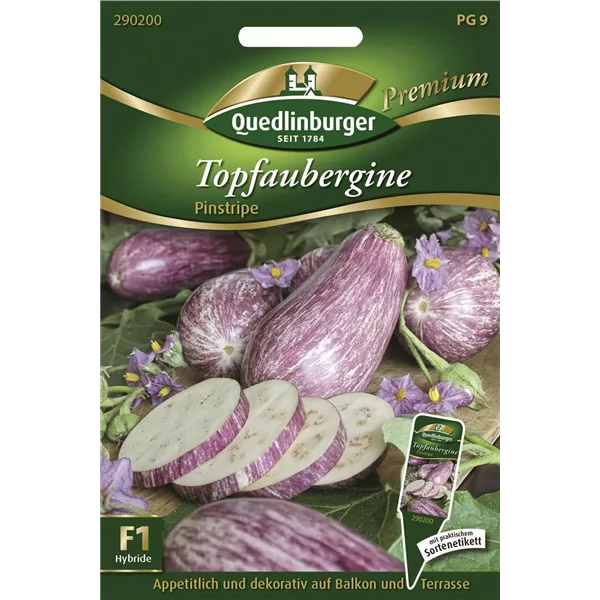 Auberginensamen 'Pinstripe F1'