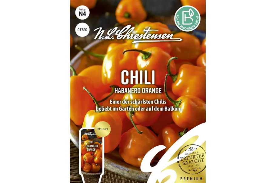 Chilisamen 'Habanero' Inhalt reicht für ca. 12 Pflanzen