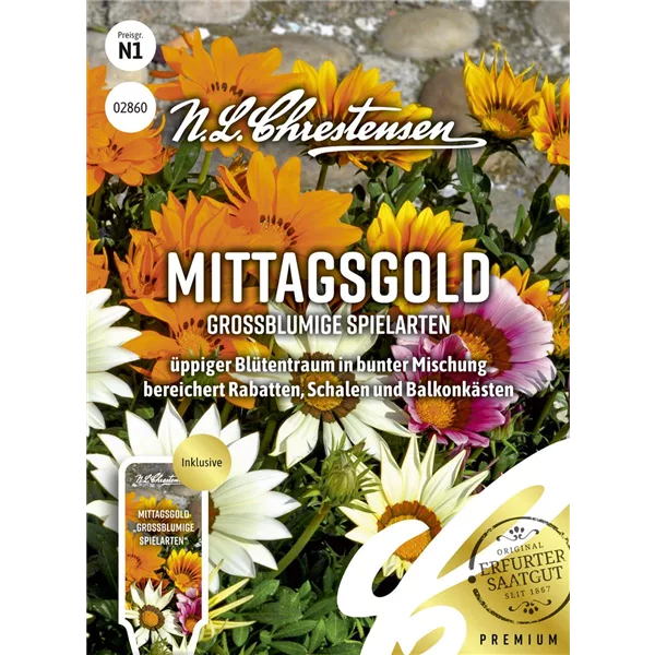 Mittagsgoldsamen 'Großblumige Spielarten'