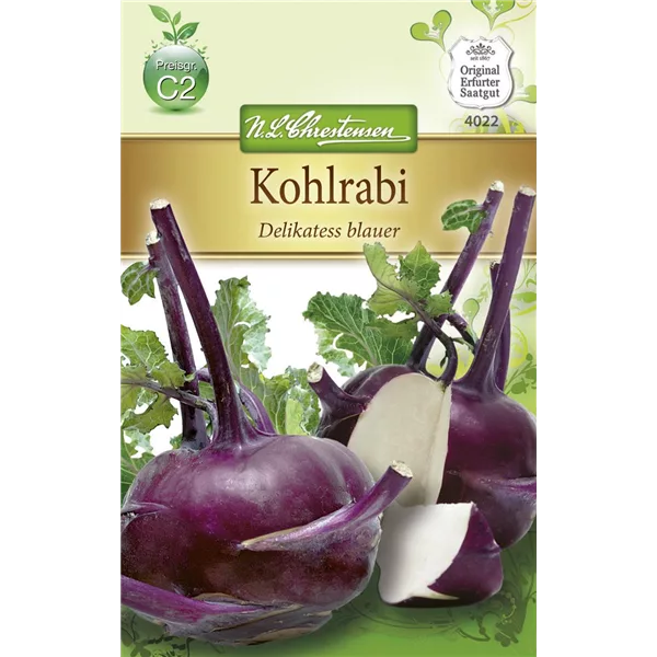 Kohlrabisamen 'Blauer Delikatess'