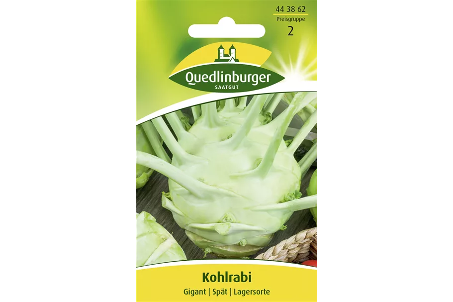 Kohlrabisamen 'Gigant' Packungsinhalt reicht für ca. 150 Pflanzen