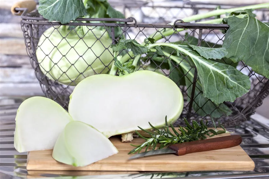 Kohlrabisamen 'Superschmelz' Packungsinhalt reicht für ca. 150 Pflanzen