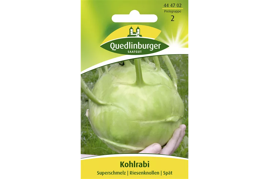 Kohlrabisamen 'Superschmelz' Packungsinhalt reicht für ca. 150 Pflanzen