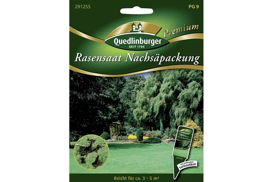 Nachsäpackung Rasen Inhalt reicht für ca. 3-5 m²