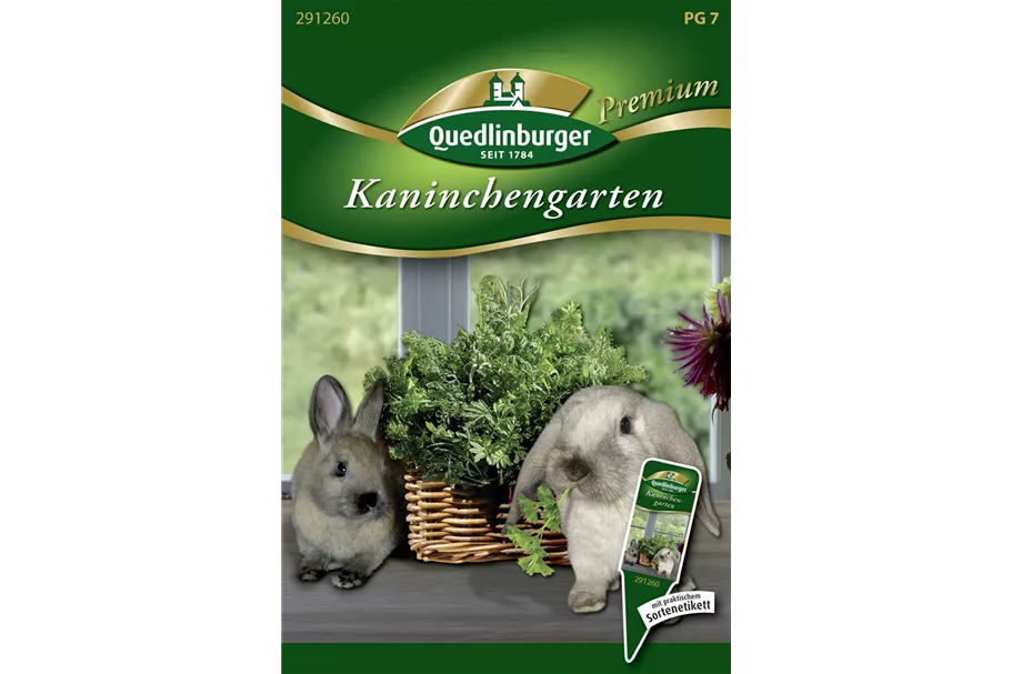 Kaninchengarten-Samen Packungsinhalt reicht für ca. 1 qm