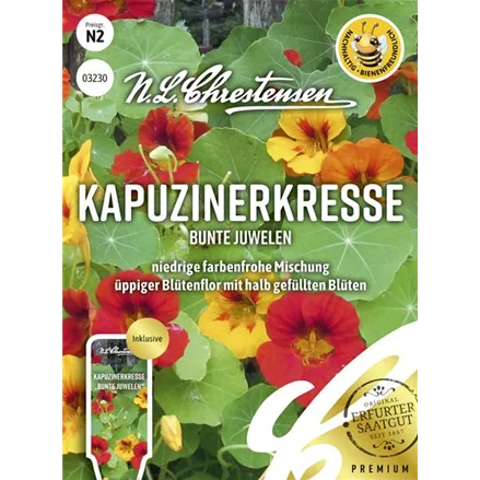 Kapuzinerkressesamen 'Bunte Juwelen'