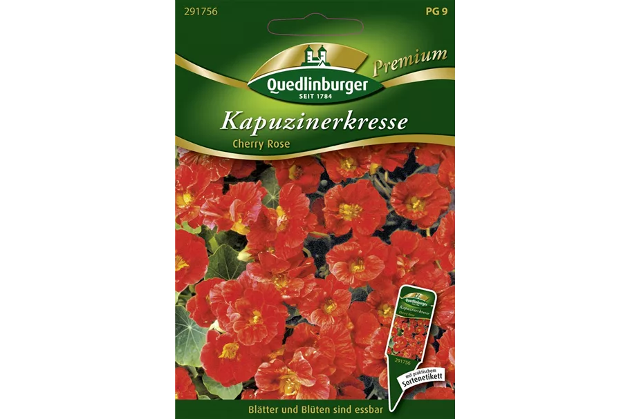 Kapuzinerkressesamen 'Jewel Cherry Rose' Inhalt reicht für ca. 25 Pflanzen