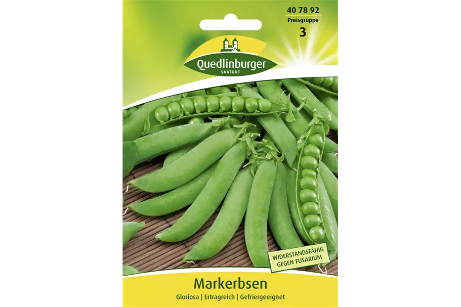 Markerbsensamen 'Gloriosa' Packungsinhalt reicht für ca. 6 lfd. Meter