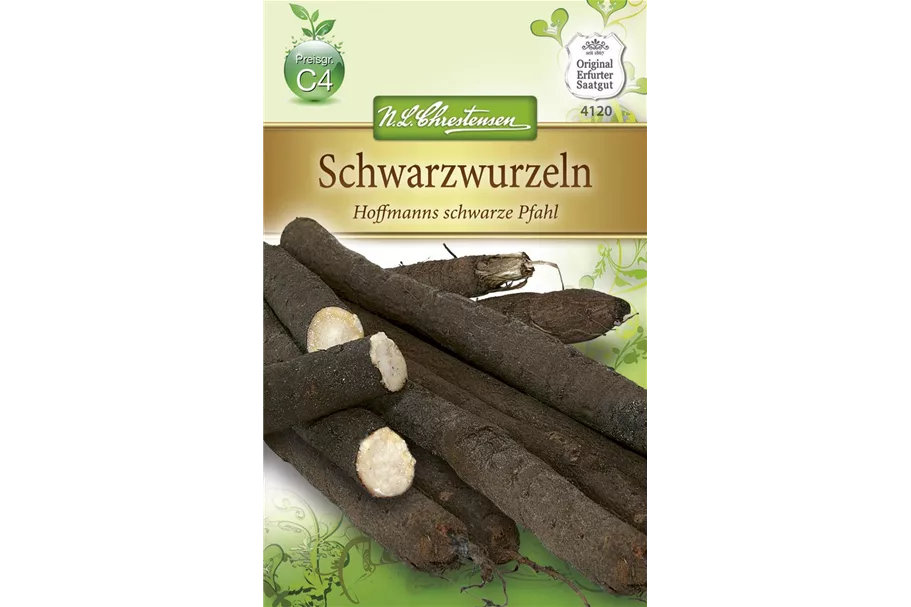 Schwarzwurzelsamen 'Hoffmanns schwarze Pfahl' Inhalt reicht für ca. 5-6 lfd. m.