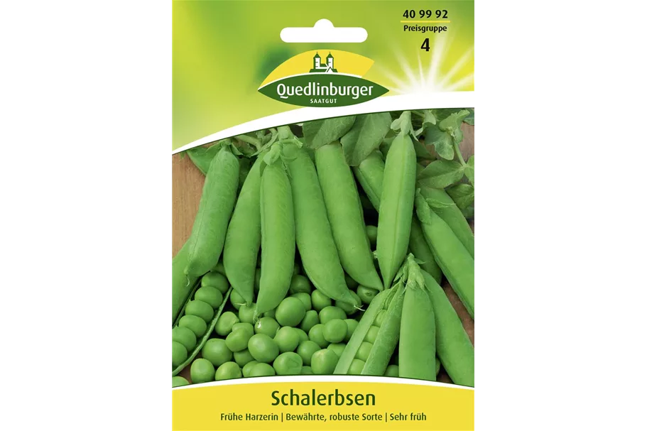 Schalerbsensamen 'Frühe Harzerin' Packungsinhalt reicht für ca. 6 lfd. Meter