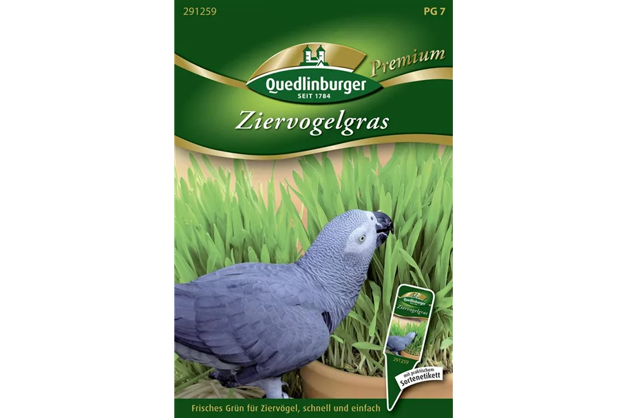 Ziervogelgrassamen Inhalt reicht für ca. 10 Töpfe