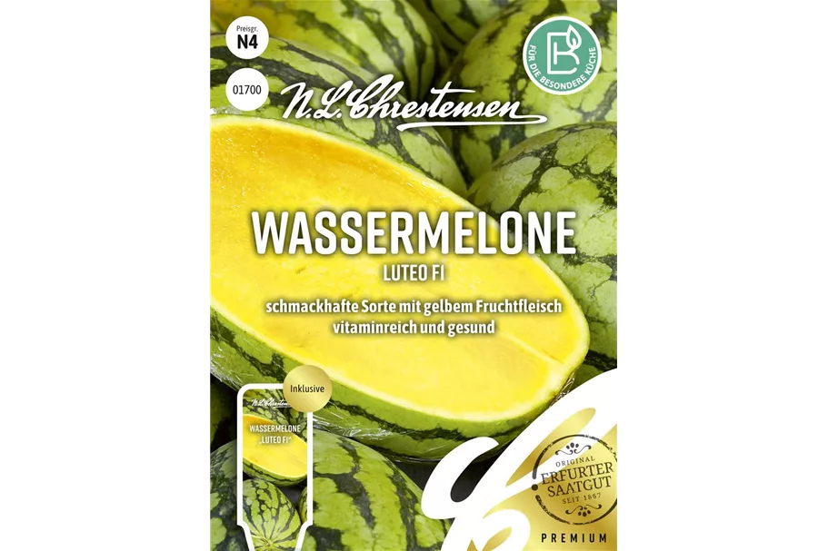 Wassermelonensamen 'Luteo' Inhalt reicht für ca. 8 Pflanzen