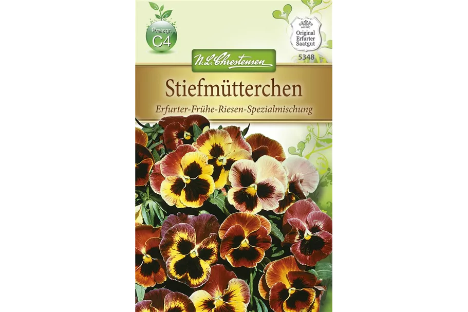 Stiefmütterchensamen 'Frühe Riesen' Inhalt reicht für ca. 60 Pflanzen