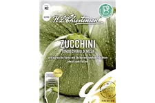 Zucchinisamen 'Tondo chiaro di Nizza' Inhalt reicht für ca. 10 Pflanzen